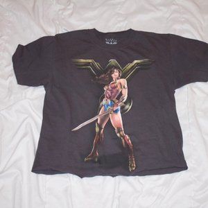 Dark Grey Wonder Woman Shirt